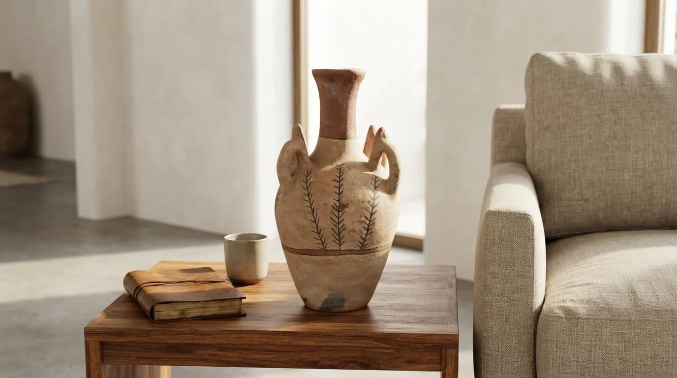 Amazigh Clay Amphora — view 2 of 8