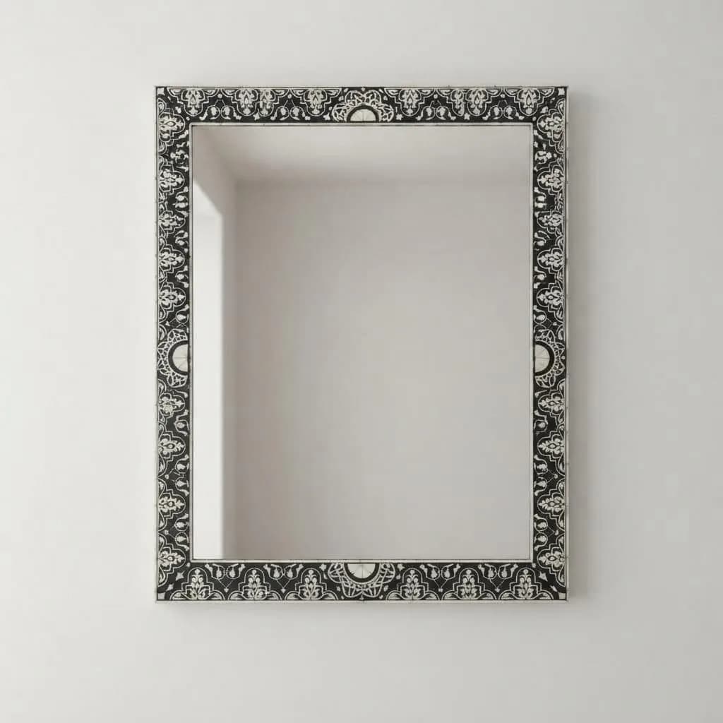 Arabesque Inlay Console & Mirror — view 1 of 4