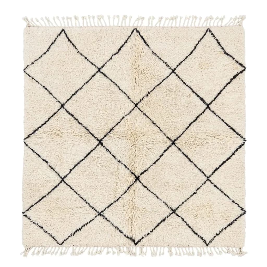 Beni Ourain Rug, Square Lattice — view 1 of 5