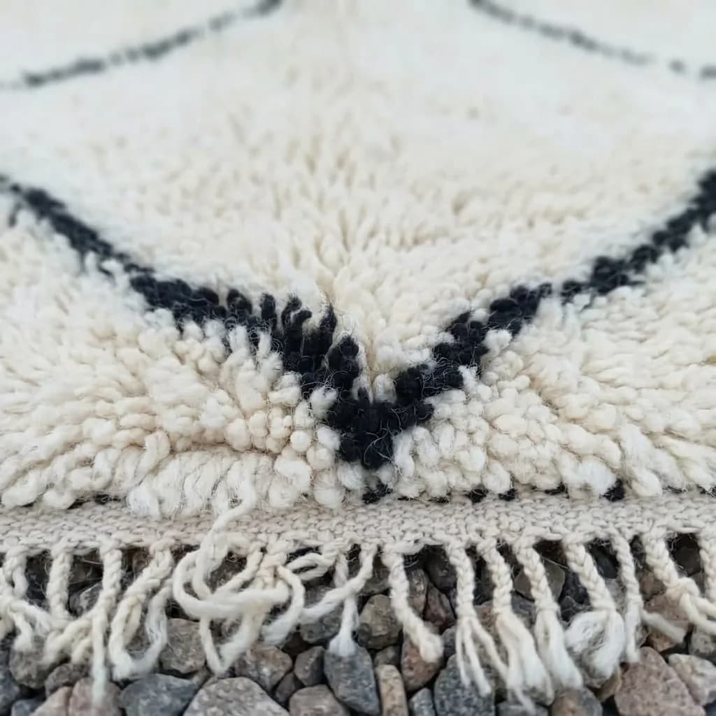 Beni Ourain Rug, Square Lattice — view 3 of 5