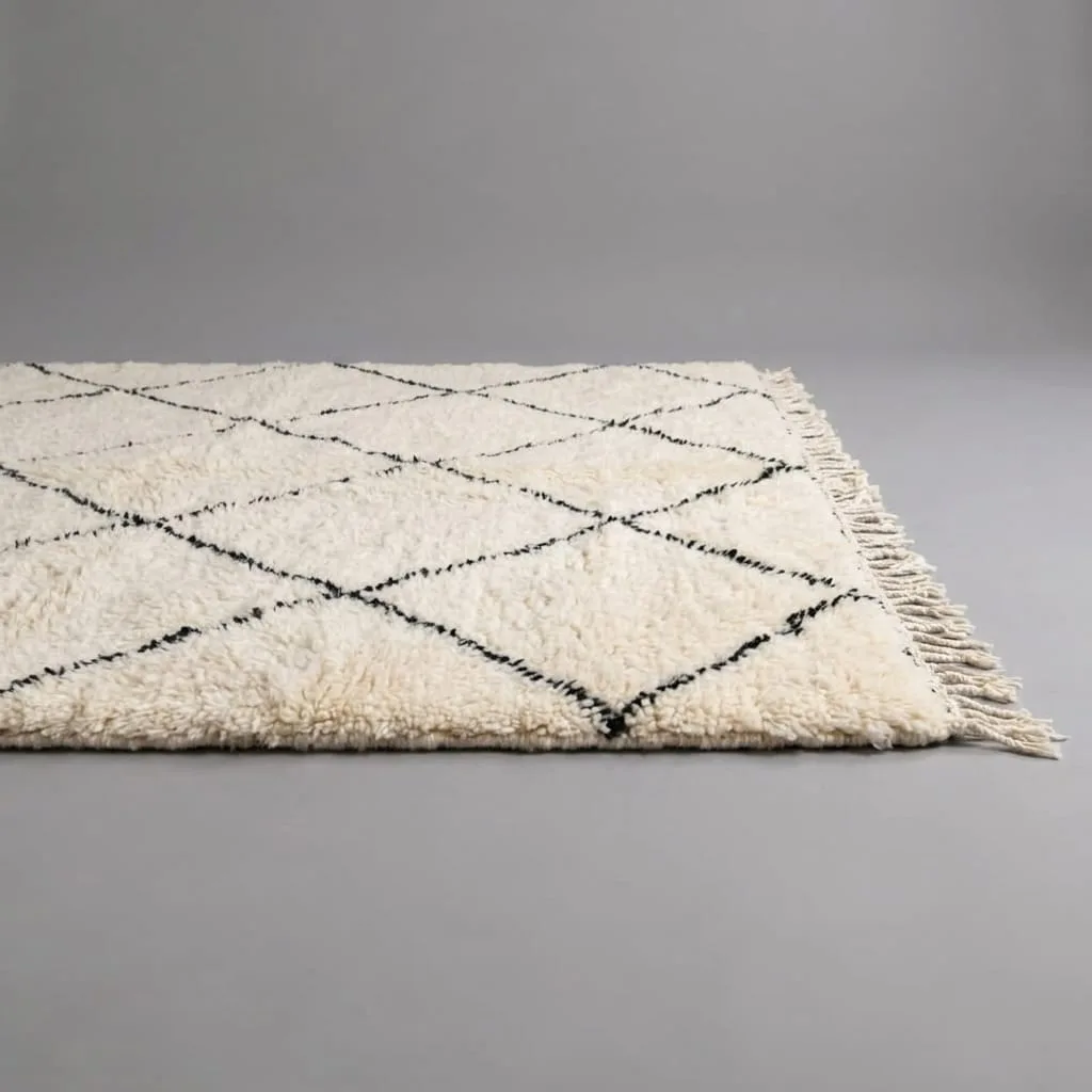 Beni Ourain Rug, Square Lattice — view 5 of 5