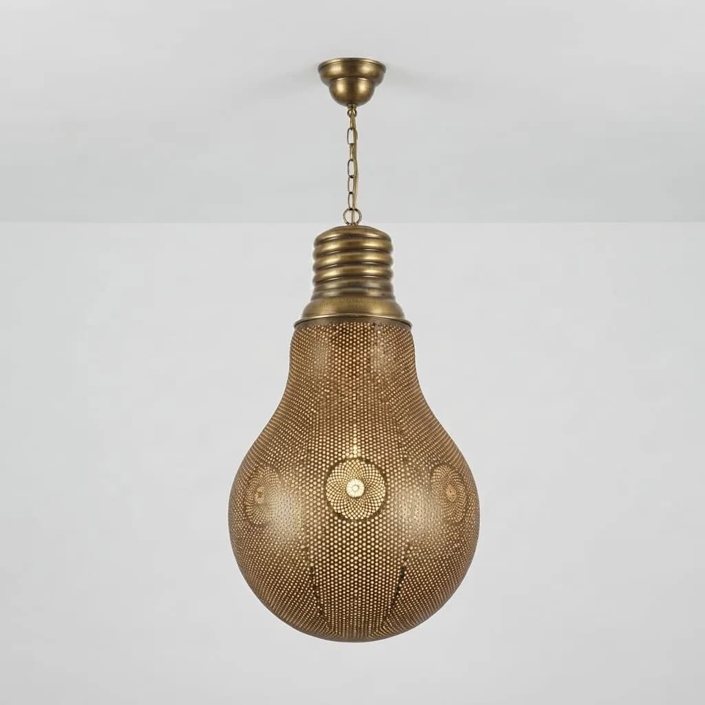 Brass Bulb Pendant — view 1 of 5