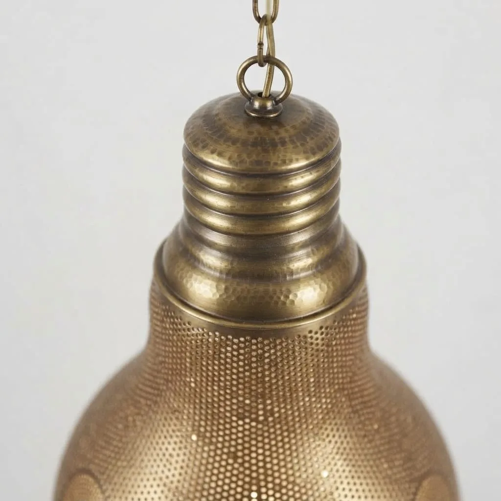 Brass Bulb Pendant — view 3 of 5