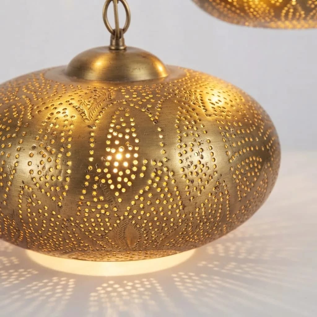 Brass Cluster Pendant — view 3 of 5