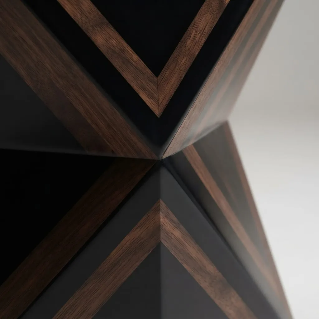 Hourglass Inlay Side Table — view 5 of 5