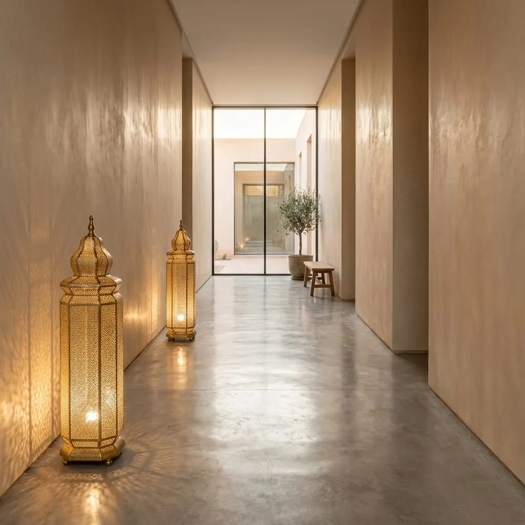 Pierced Brass Tower Lantern — view 12 of 16