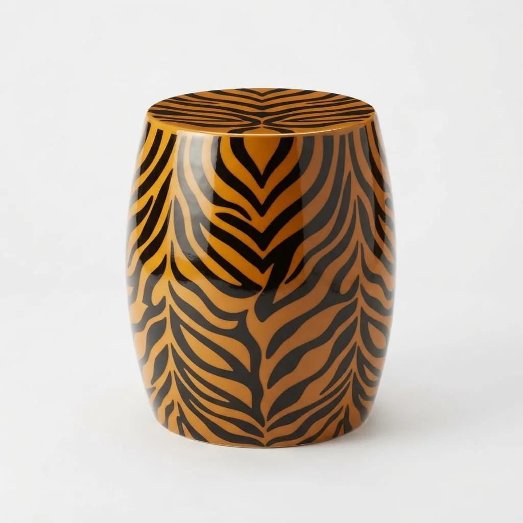 Tiger Ceramic Stool — view 8 of 8