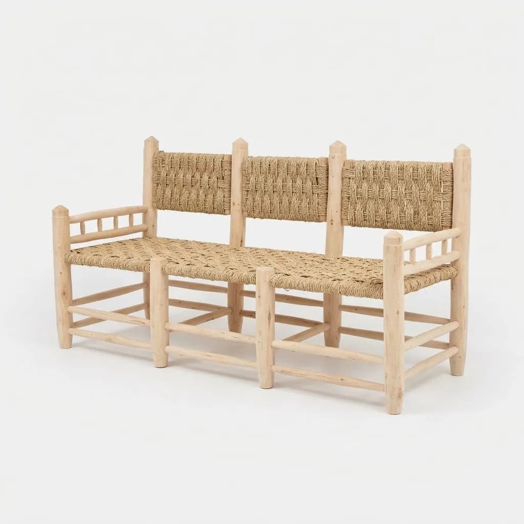 Woven Doum Sofa — view 1 of 4