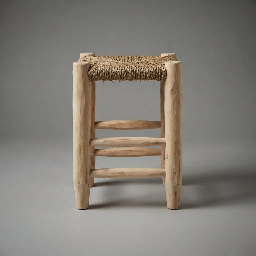 Woven Doum Stool — view 2 of 4