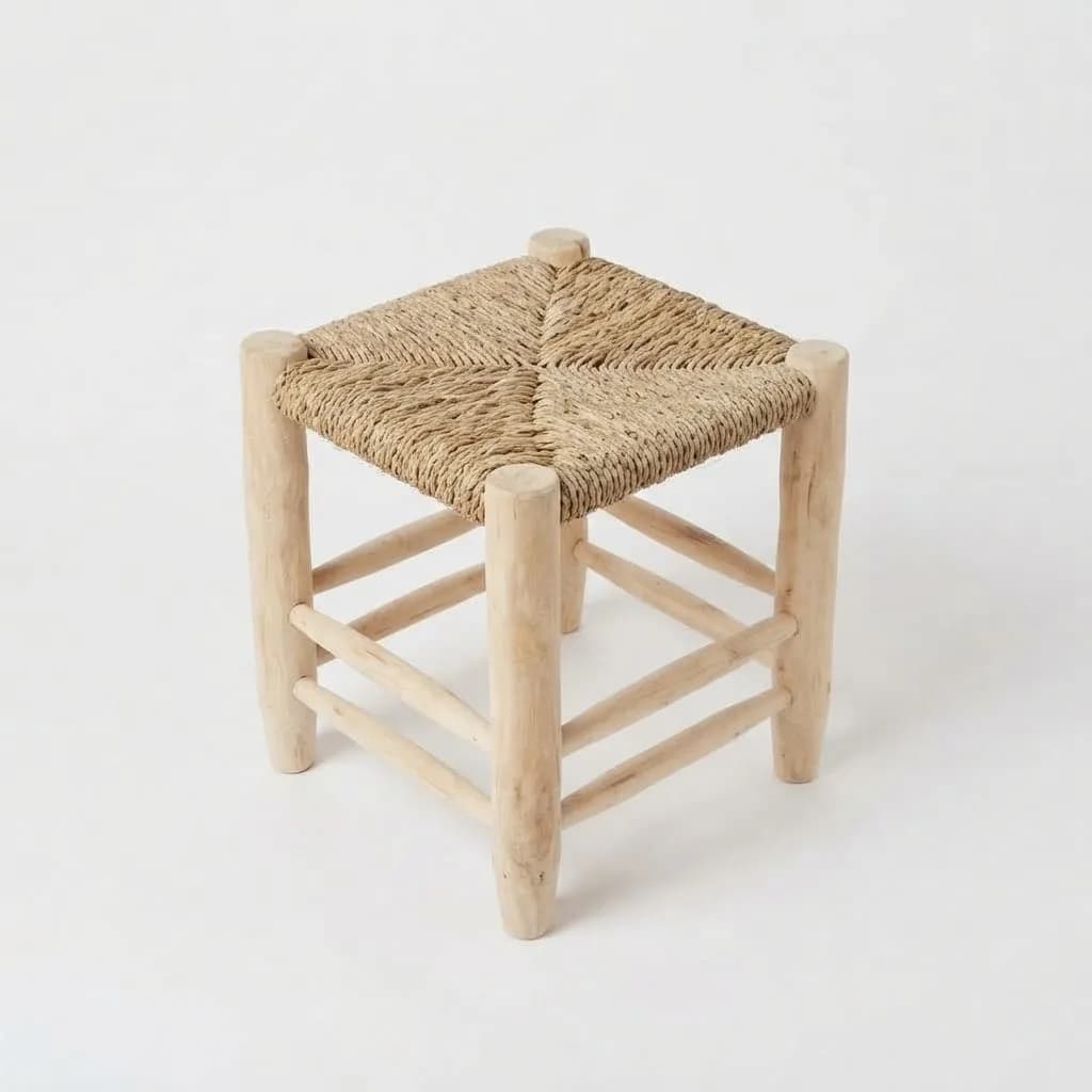 Woven Doum Stool — view 3 of 4