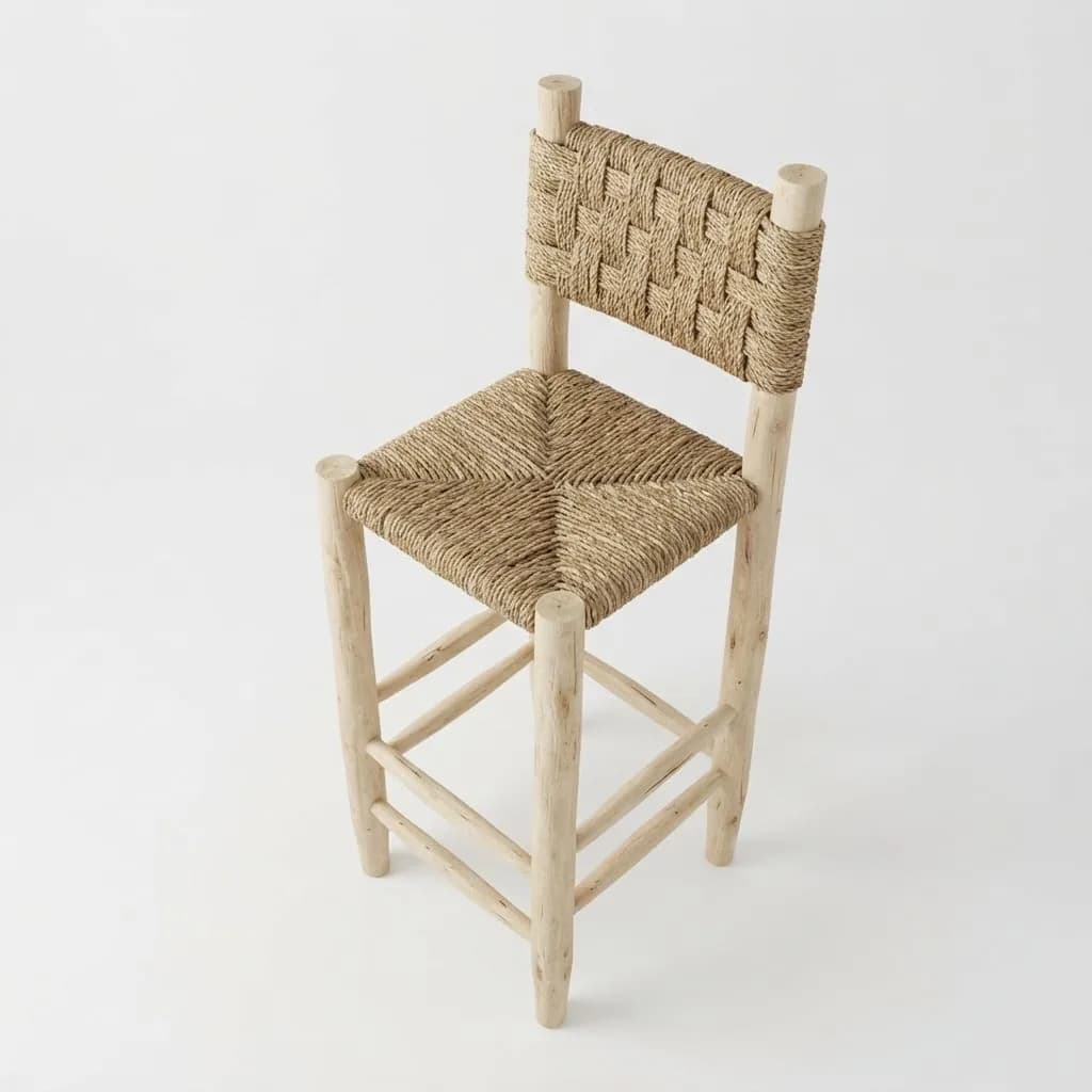 Woven Rope Bar Stool — view 1 of 5