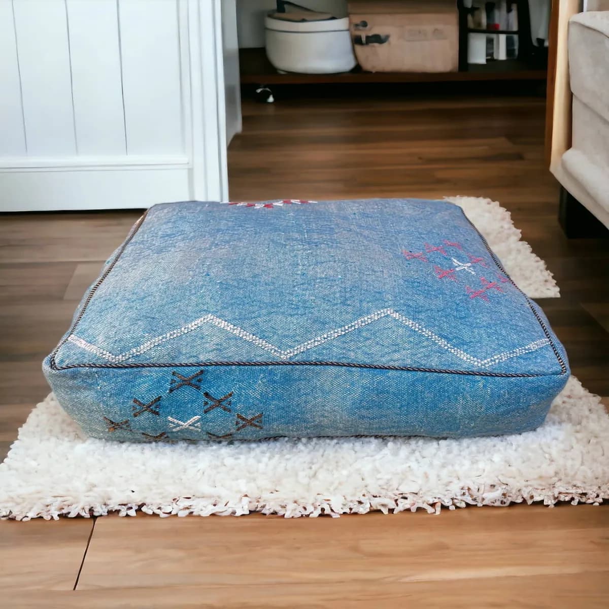 Silk Sabra Pouf — view 3 of 3