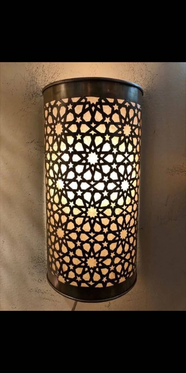 Black Floral Tall Wall Sconce