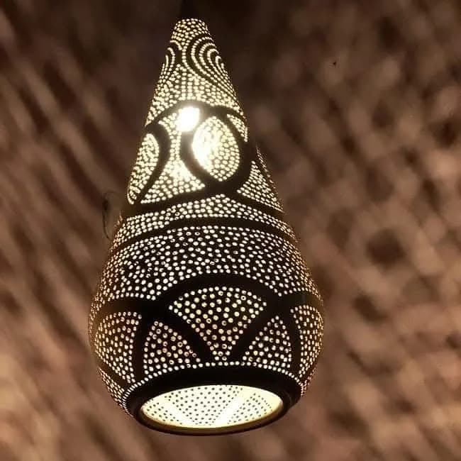 Pierced Teardrop Pendant
