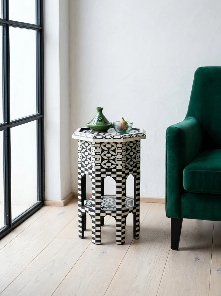 maalem octagonal — black